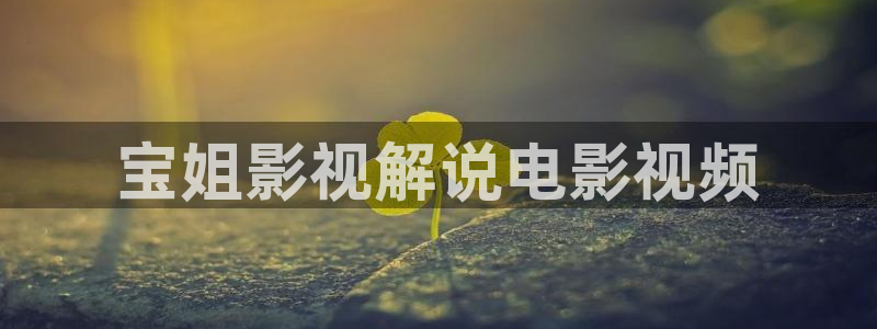 樱花视频免费看：宝姐影视解说电影视频