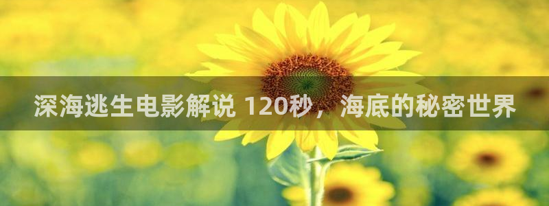 樱花影院在线观看免费播放电视剧：深海逃生电影解说 120秒，海底的秘密世界